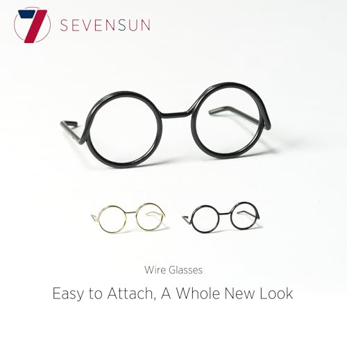 SEVENSUN 6-14mm Safety Eyes for Crocheting, Crochet Eyes for Crochet Animals, amigurumi Eyes for Crafts, Craft Doll Eyes for amigurumi Stuffed Animals Eyes, 412 pcs - size: 6-14mm