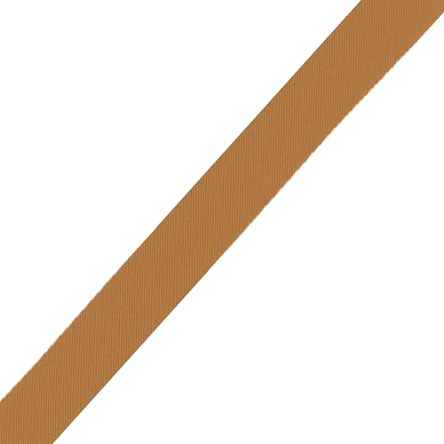 Mandala Crafts 55 Yds 1 Inch Camel Double Fold Bias Tape for Sewing | Machine Washable Binding Tape for Quilting, Hemming, Seams, Fabric Piping, All Fabrics & Denim, Indoor & Outdoor - color: Camel, size: 1 Inch 55 Yards