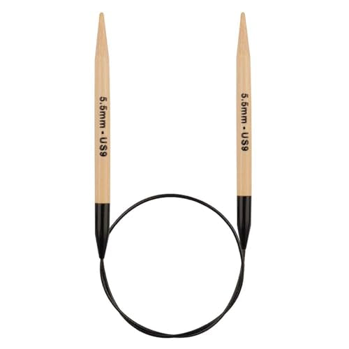 Knitter’s Pride Bamboo Luxe Fixed Circular Needle 40""(100cm) - US 9(5.5mm) - size: 5.50mm