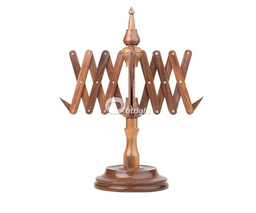 Outright Wooden Yarn Ball Winder Large Capacity Complete Set of Crocheting and Knitting - Yarn Bowl, Crochet Hooks Set of 15, Yarn Winder and Swift - color: Rosewood, size: Complete Knitting Set