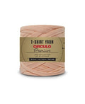 CIRCULO Premium T-Shirt Yarn - Soft, Lightweight, Seamless, Knot-Free. Easy-to-Use., Fettuccini Zpagetti, T Shirt Yarn for Crocheting & Knitting- 153.1 yds, (3363 - Rose) - color: 3363 - Rose