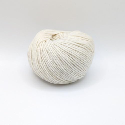 Double Knit-Weight (DK), 100% Superwash Fine Merino Wool Knitting and Crochet Yarn - Purely Merino DK 3301 Off White - color: 3301 Off White