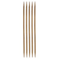 HARFINGTON 5Pcs Bamboo Knitting Needles Double Pointed Size US 3(3.25mm) Carbonized 6 Inch(15cm) Straight for Handmade Creative DIY Knitting Craft Yarn Projects - size: US 3(3.25mm)