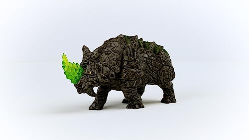 Schleich Eldrador - Battle Rhino Toy Figurine - Kids Ages 7+ | 70157 | Monster Figurine, Battle Creature Toy for Boys 7+, Fantasy Beast, Action Figure Gifts, Screen-Free Imaginative Pretend Play - style: Battle Rhino