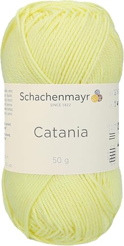 Schachenmayr (SMC) Catania Originals – 100% Mercerized Cotton Yarn, 50g (1.76oz), 125m (136 Yards) – Fine Sport #2 – Soft, Durable Thread for Amigurumi, Knitting, Crochet & Baby Projects (100) - color: 100
