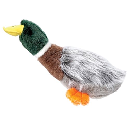 PUREPET Toys for Big Dogs Plush Waterfowl Birds with Squeakers Soft Fun! (14 inch Mallard) - size: 14 inch Mallard