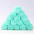 MIUPOO Craft Pom Pom Balls,Large Poms Costume Accessory, Pom pom Balls for Arts and DIY Creative Crafts Decorations,3 Inches,20 Pieces,Lake Blue. - style: Lake blue