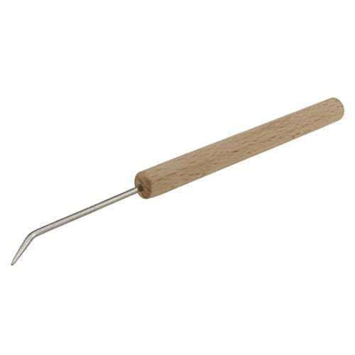 LUORNG 2pcs Bending Crochet Wooden Knitting Loom Hook DIY Tools Sewing Crochet Fittings for Hats Scarves Toys Needle Craft