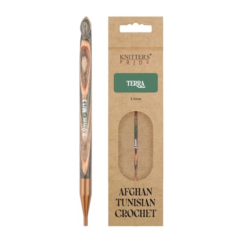 Knitter’s Pride Terra Afghan/Tunisian Crochet Hook - US M(9mm) - size: 9.00mm