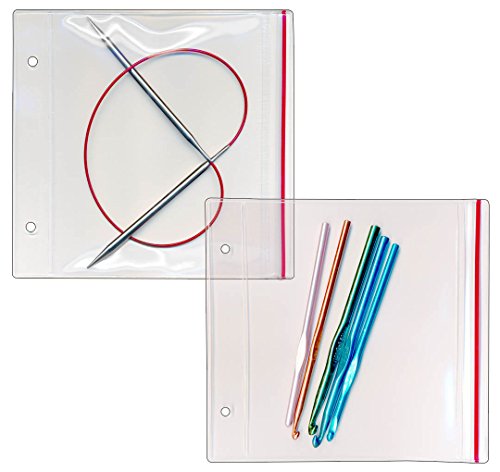 StoreSMART - Zipper Case for Your Circular Knitting Needles - 100-Pack - 6 1/2" x 5" - R2803-KNIT-100 - size: 100-Pack