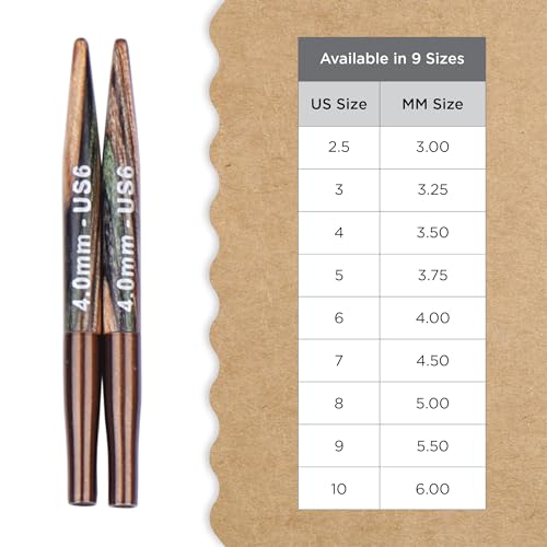 Knitter’s Pride Terra Interchangeable Needle 2""(5cm) - US 6(4mm) - size: 4.00mm