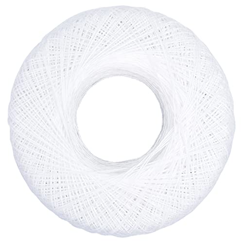 Red Heart Extra Fine Crochet - 1 Pack of 400y/365m - White - color: White