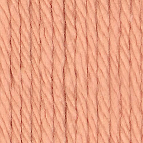 Lily Sugar'N Cream Tea Rose Yarn - 6 Pack of 71g/2.5oz - Cotton - 4 Medium (Worsted) - 120 Yards - Knitting/Crochet