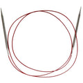 ChiaoGoo Red Lace Circular 60 inch (152cm) Stainless Steel Knitting Needle Size US 11 (8mm) 7060-11