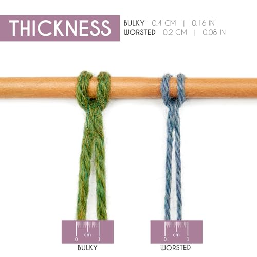 Bulky Alpaca Yarn Set, Soft 100% Baby Alpaca, 6 Skeins, 328 Yards, Emerald - color: Emerald, size: Bulky - 1.75 oz = 54yds