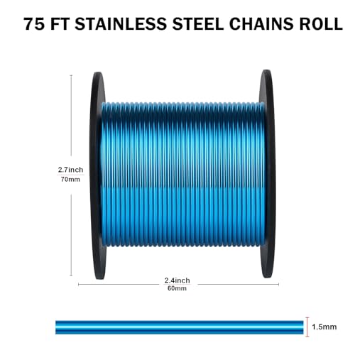 16 Gauge Aluminum Wire for Craft 75FT Blue Bendable Aluminum Wire Bulk | 1.5mm Flexible Aluminum Armature Crafting Wire Roll for Sculpting DIY Jewelry Making - color: Blue, size: 16 Gauge