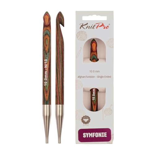 KnitPro Symfonie Afghan/Tunisian Crochet Hook | 10.00mm - size: 10.00mm