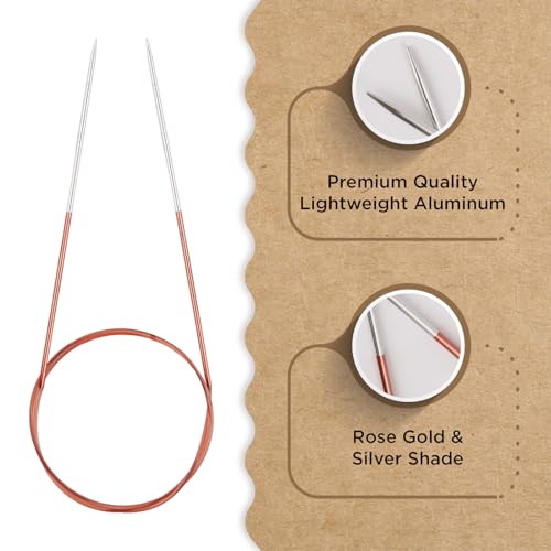 Knitter’s Pride Rosemist Fixed Circular Needles 32""(80cm) - US 1(2.25mm) - size: 2.25mm