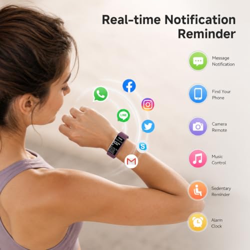 KPEP Fitness Tracker with 24/7 Heart Rate/SpO2/Blood Pressure/Sleep Monitor | 24 Sports Modes Activity Tracker with 1.13" AMOLED Screen, IP68 Waterproof Step Counter for Android iPhones Men Women - color: Black