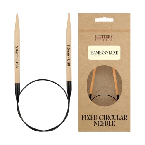 Knitter’s Pride Bamboo Luxe Fixed Circular Needle 24""(60cm) - US 8(5mm) - size: 5.00mm