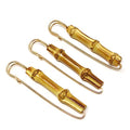 Honbay 3PCS Retro Bamboo Brooch Extra Large Safety Pins for Sweaters, Shawls, Collars, Dresses and Most Clothes