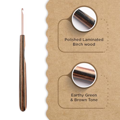 Knitter’s Pride Terra Single-Ended Crochet Hook US C(2.75mm) - size: 2.75mm