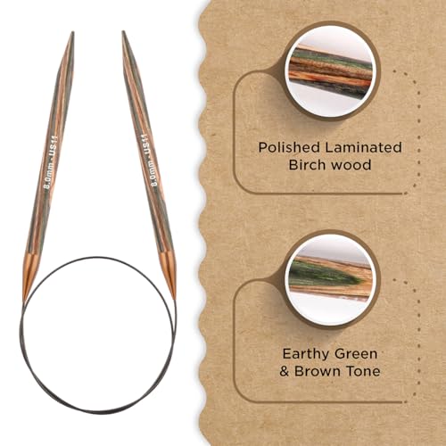 Knitter’s Pride Terra Fixed Circular Needle 32""(80cm) - US 11(8mm) - size: 8.00mm