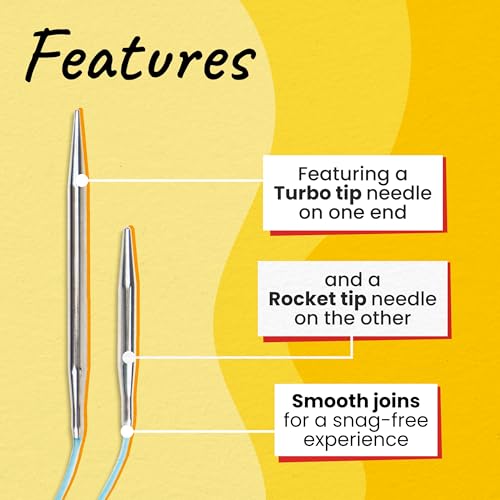 addi EasyKnit Rocket 10" Circular Knitting Needles (US 6 (4mm)) - size: 4.00 mm