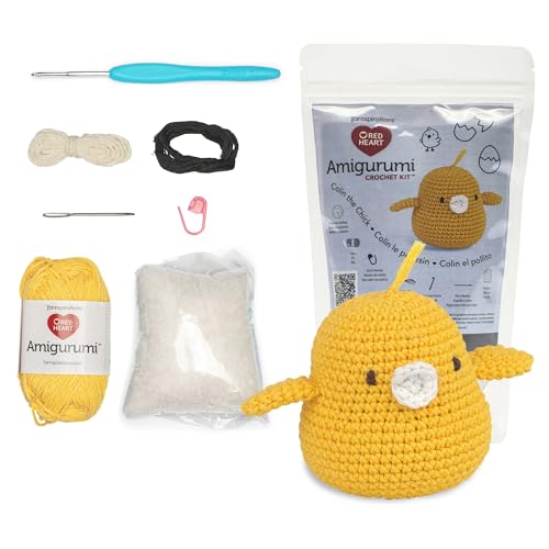 Red Heart Amigurumi Colin The Chick Kit - color: Collin the Chick