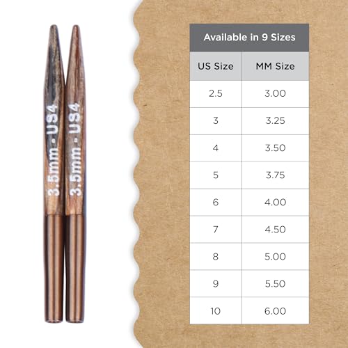 Knitter’s Pride Terra Interchangeable Needle 2""(5cm) - US 4(3.5mm) - size: 3.50mm