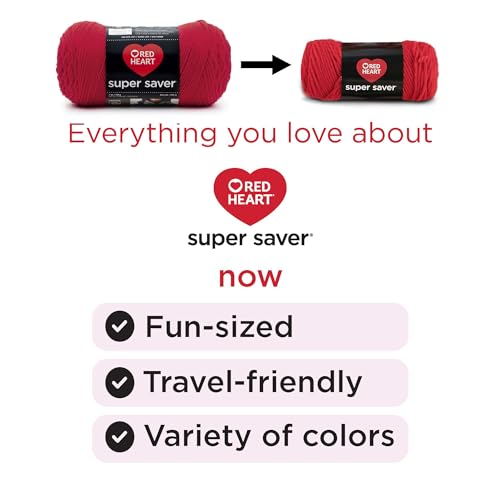 Red Heart Super Craft Kit Brights, Yarn for Crocheting and Knitting - size: 1116 yards