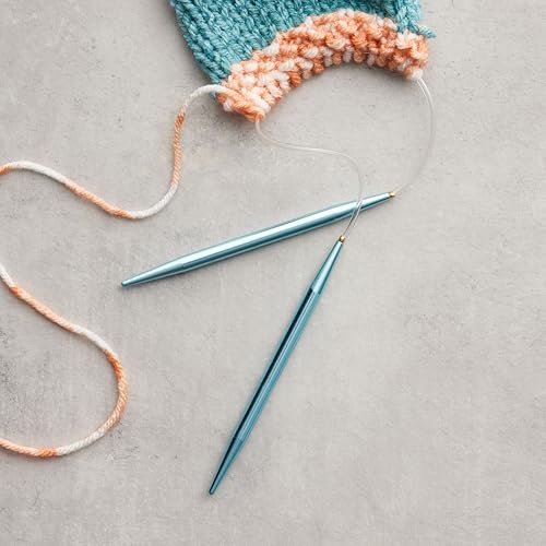 Loops & Threads 16" Circular Knitting Needles - US 10 / 6mm Double Pointed Needles for Knitting and Weaving - 1 Pack - size: US 10 / 6mm