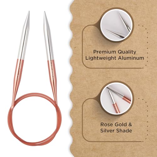 Knitter’s Pride Rosemist Fixed Circular Needles 32""(80cm) - US 15(10mm) - size: 10.00mm