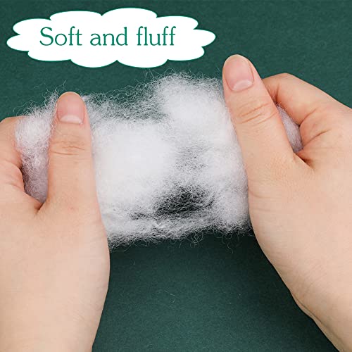 Bupete 28.2oz/800g Polyfill Stuffing, (1.8oz~4.18lb) Pillow Stuffing | Pillow Filling Stuffing for Couch Pillows, Stuffing for Pillows, Fiber Filling Stuffing, Polyester Fiberfill Stuffing - color: White B