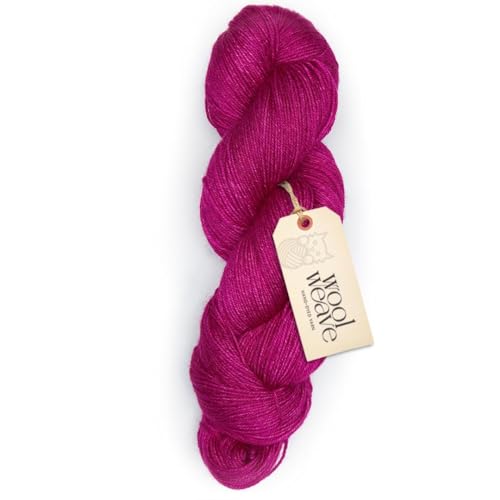 Superwash Merino Wool Yarn for Knitting & Crocheting - Premium Hand Dyed, 100gr, 240 Yards Dk Weight - Luxurious, Soft & Durable Mauve Yarn - color: Pink Mauve