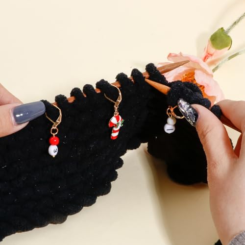 DoreenBeads Stitch Markers for Crocheting and Knitting | Alloy Enamel Crochet Marker Crochet Gifts for Knitting Weaving Sewing Accessories Quilting Jewelry Making - color: Small Pearls