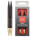 Lantern Moon Ebony Wood Interchangeable Circular Knitting Needles 4" (10cm) | US Size 10.75 (7mm) - size: US 10.75 (7mm)