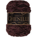 JubileeYarn Chenille Yarn - 100g/Cake Worsted Polyester - Molasses - 1 Cake - color: 030 Molasses, size: 1 Unit