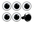 20Pcs 3D Clear Safety Eyes and Washers - Thalinfayi 30mm Round Pupils Safety Eyes Crochet Amigurumi Eyes for DIY Crochet Doll, Amigurumi, Crafts Supplies - color: Round Pupils Safety Eyes, size: 30mm(1.2inch)