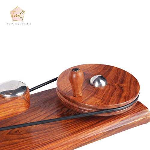Wooden Yarn Ball Winder | Hand Operated Yarn Winder | Handcrafted Wooden Yarn Ball Winder for Knitting Crocheting - Knitter's Gifts Center Pull Ball Winder (Rosewood) - color: Rosewood