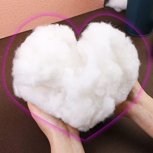 Bupete 5.2oz/150g Polyfill Stuffing, Stuffings for Stuffed Animals | (1.8oz~4.18lb) Stuffing for Crochet Animals, Crochet Stuffing, Fiber Filling Stuffings, Stuffings for Stuffed Animals - color: White 5.2oz