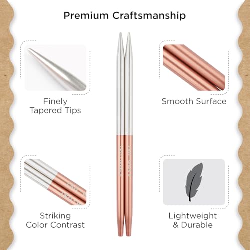 Knitter’s Pride Rosemist Interchangeable Needle 5""(13cm) - US 7(4.5mm) - size: 4.50mm