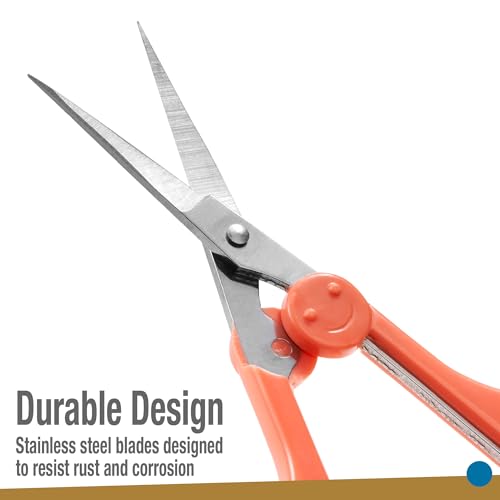 High Precision Detail Scissors Set (2-Pc) Sharp, Fine Tips | Paper Cutting, Scrapbooking, Sewing, Crafting | Stainless Steel | Protective Cover (Mid Century) - color: Mid Century