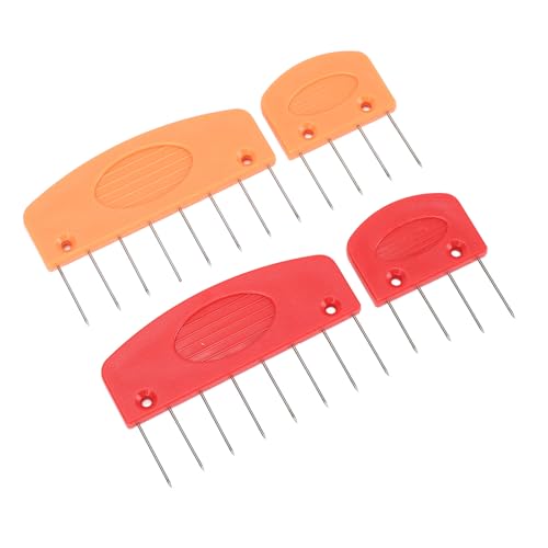 Knit Blocking Comb, Stainless Steel and Plastic Knit Blocking Pins with Storage Box, for Wool Cotton Yarn Knitting Projects at Home Studio