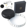 Tape Measure Body Measuring Tape 80inch/205cm Lock Pin Retract Tape Measure for Tailor Fitness Clothes Sewing Handcrafts Weight Loss Body Measurement - color: Black,Black,White