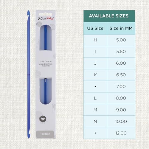 KnitPro Trendz Double-Ended Crochet Hook | 7mm - size: 7mm