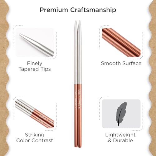 Knitter’s Pride Rosemist Interchangeable Needle 5""(13cm) - US 3(3.25mm) - size: 3.25mm