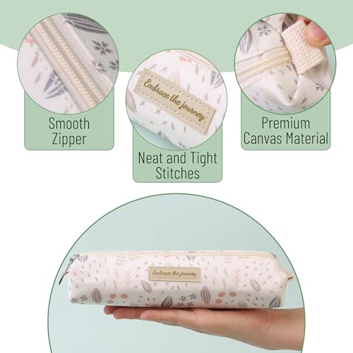 Mr. Pen- Cute Pencil Case Pouch, Multipurpose Canvas Bible Pencil Pouch | Smooth Zipper, Premium Material, Neat Stitches, Ideal for Stationery, Cosmetics, Electronics, School, Office, Travel - color: Boho, size: 1 Pack
