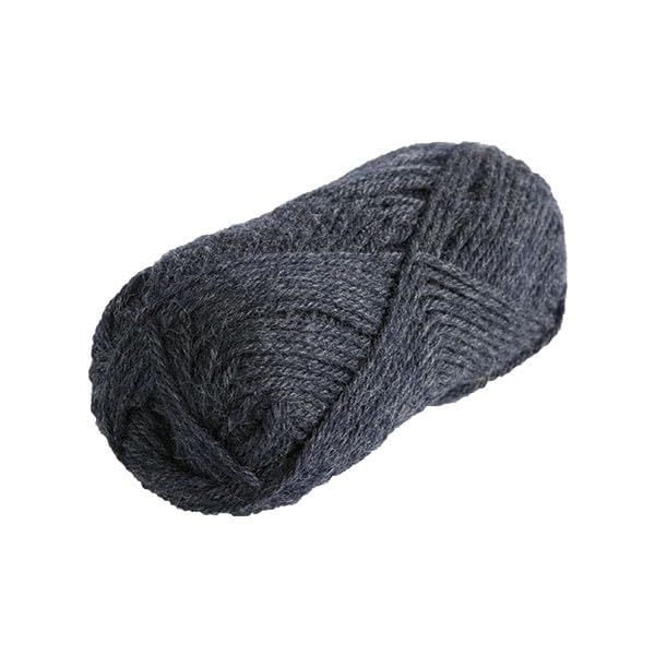 Knit Picks Wool of the Andes Black 100% Wool Yarn Pack for Knitting | 10 skeins (500g total) of soft worsted weight crocheting yarn in Onyx Heather color, good for felting. - color: Onyx Heather