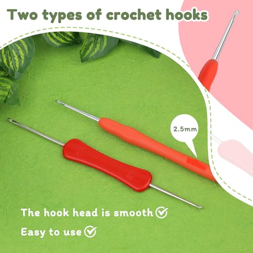Crochet Kit, Tulip and Sunflower Crochet Kit for Beginners, Knitting Kit | Beginner Crochet Kit, Crochet Flower Kit with Step-By-Step Video Tutorials, Beginner Crochet Kit for Adults - color: Sunflower&Tulip